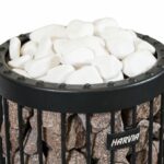 Harvia Sauna Rocks – Box 10kg – White Decorative (Rounded)