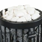 Harvia Sauna Rocks – Box 10kg – White Decorative (Rounded)