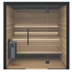 'Exelia' Black Indoor Sauna