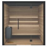 'Exelia' Black Indoor Sauna