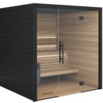 'Exelia' Black Indoor Sauna