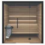 'Exelia' Black Indoor Sauna