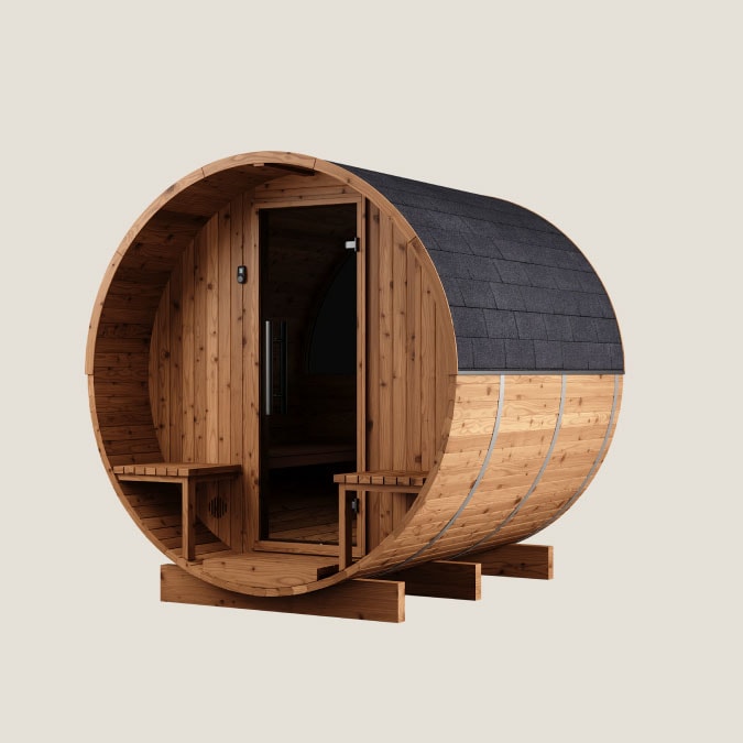 Thermo Barrel Sauna - Natural