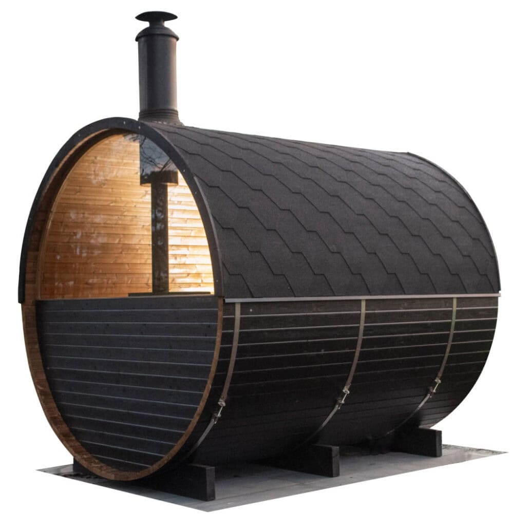 Thermo Barrel Sauna - Black