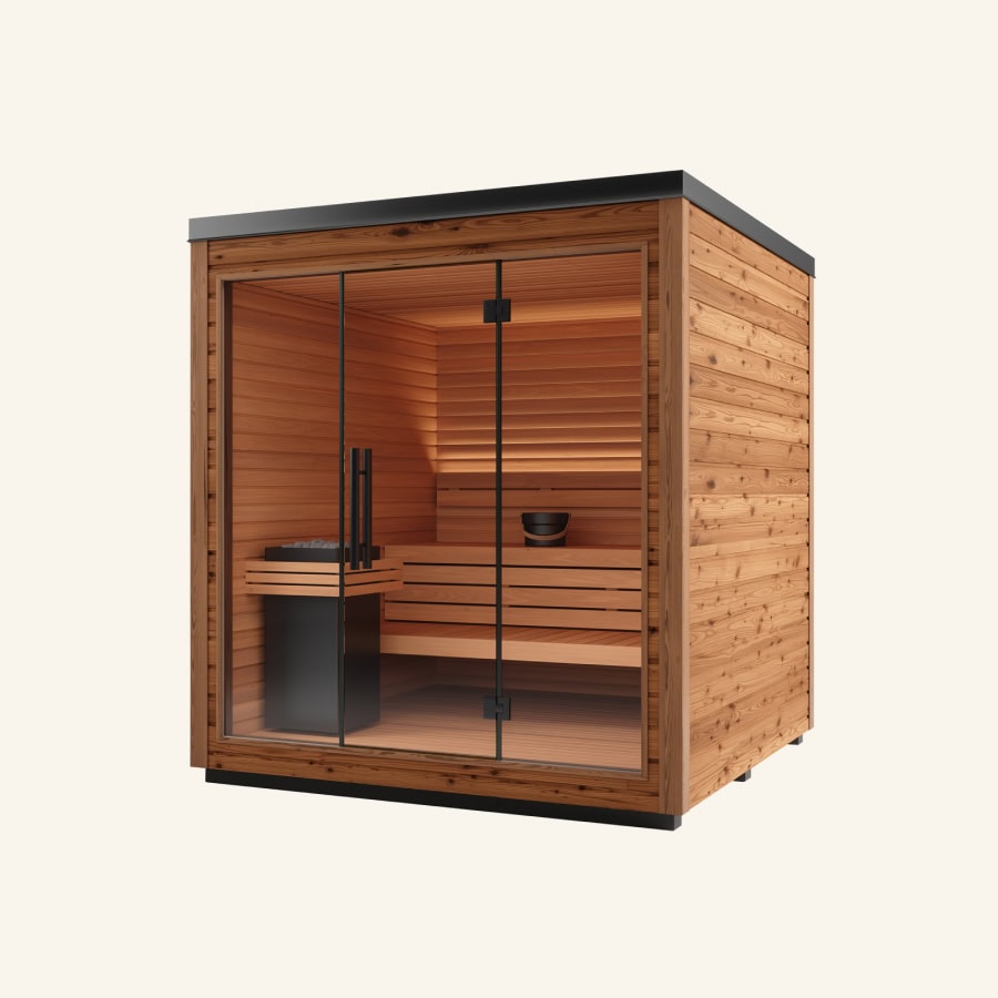 Mira Outdoor Sauna - Natural Large