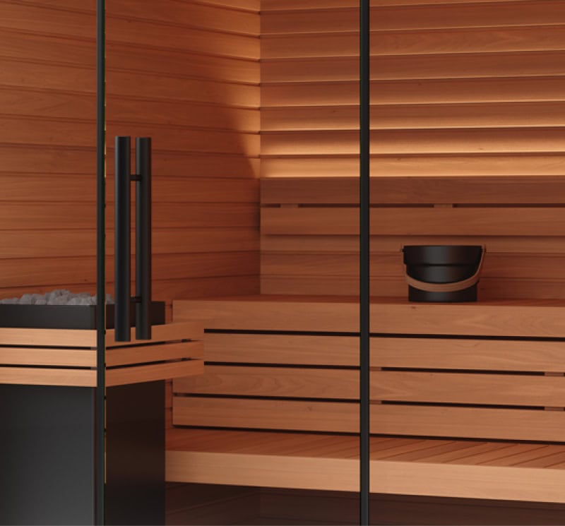 Mira Outdoor Sauna - Interior